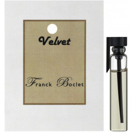 Franck Boclet Velvet Духи унисекс 1.7 мл Пробник