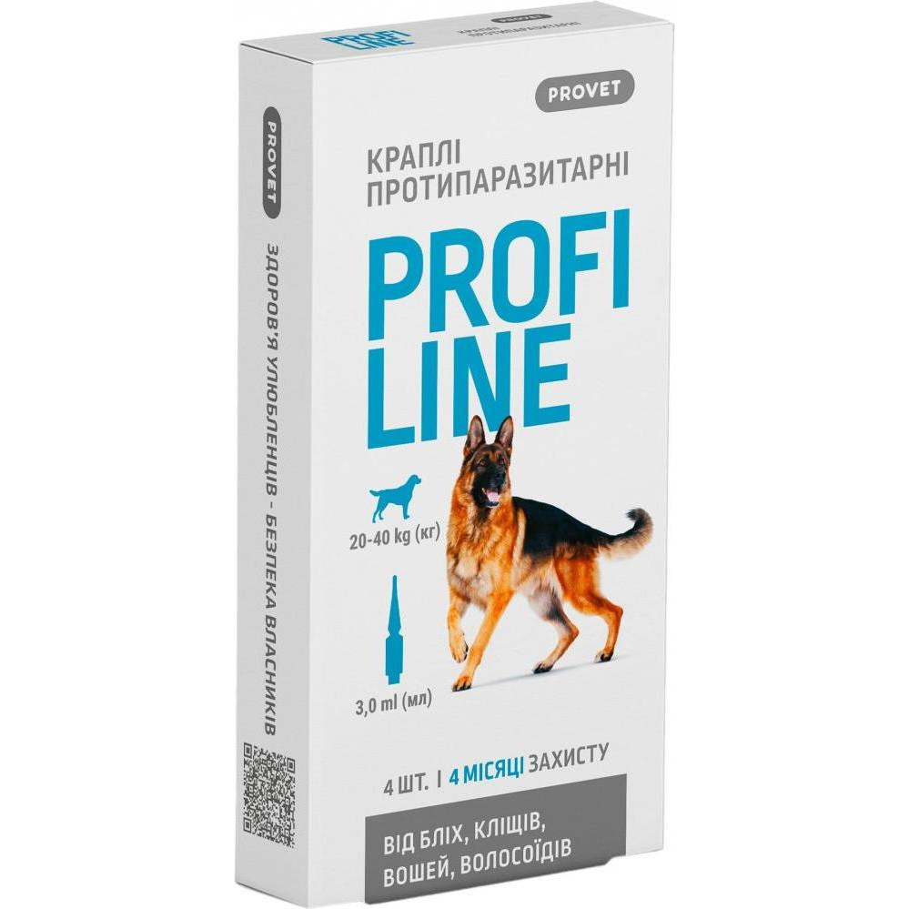 ProVET Краплі для тварин  Profiline інсектоакарицид для собак 20-40 кг 4/3 мл (PR243102) - зображення 1