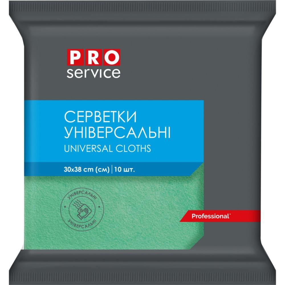 ProService Серветки для прибирання  Віскозні Зелені 10 шт. (4823071658590) - зображення 1