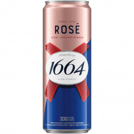 Kronenbourg Пиво  1664 Rose Edition пшеничне з/б, 330 мл (4820250941245)