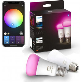 Philips LED Hue Single Bulb E27 9W(60W) 2000K-6500K Color Bluetooth Dim (929002216824)