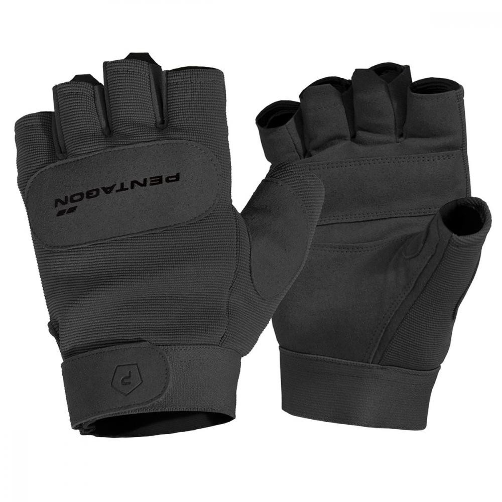 Pentagon Duty Mechanic 1/2 Gloves Black (P20010-SH-01 XL) - зображення 1