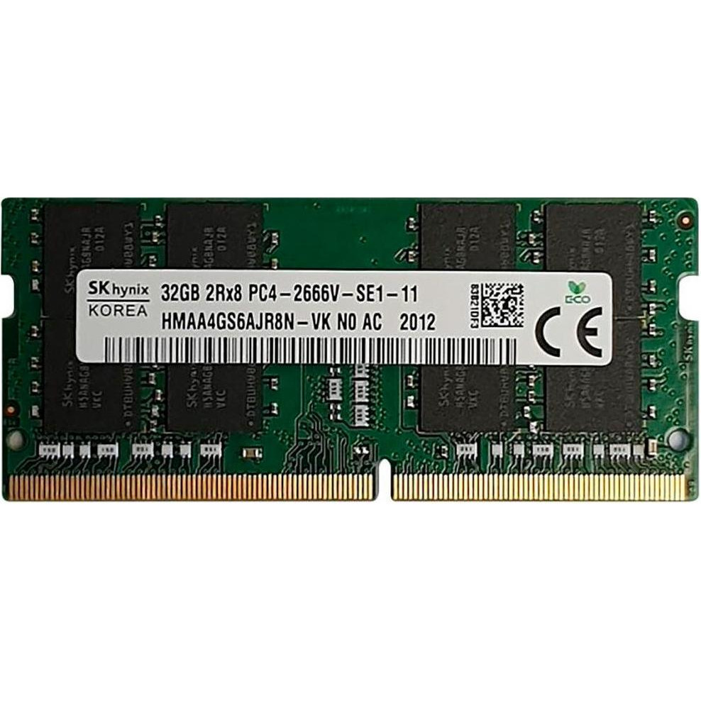 SK hynix 32 GB SO-DIMM DDR4 2666 MHz (HMAA4GS6AJR8N-VK) - зображення 1