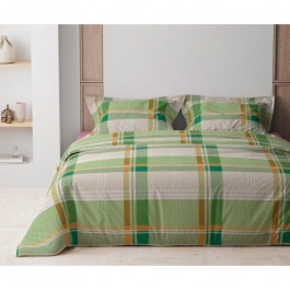   ТЕП Комплект постільної білизни  Сімейний 2 x 150 x 215 см Beige Plaid (2000008900423)