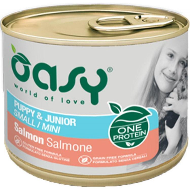 OASY One Protein Formul Puppy & Junior Small/Mini з лососем 200 г (8053017344461) - зображення 1