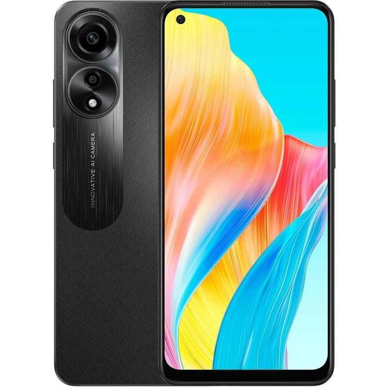 OPPO A78 4G 8/256GB Mist Black - зображення 1