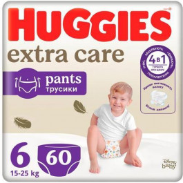   Huggies Extra Care 6, Pants Box 60 шт