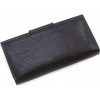 Grande Pelle Великий шкіряний гаманець чорного кольору з хлястиком на магніті  67810 - зображення 5