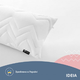   IDEIA Подушка  Nordic Comfort Plus зі стьобаним чохлом на блискавці 40 x 140 см Біла (4820227285648)