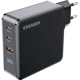   Essager Advance 140W GaN Travel Charger Black (ECT2CA-ZCB01-Z)