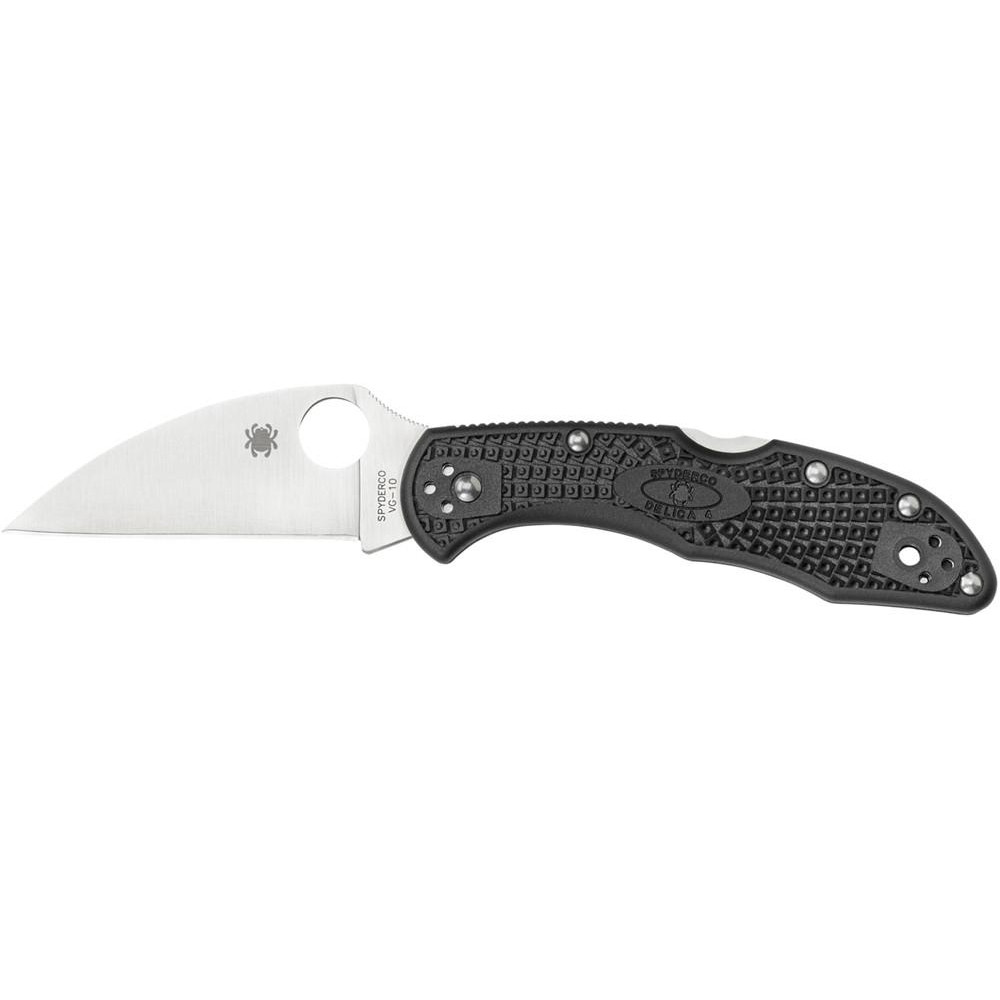 Spyderco Delica 4 Wharncliffe Black - зображення 1