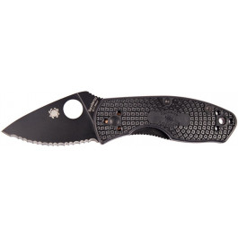   Spyderco Ambitious FRN Black Blade Serrator (C148SBBK)