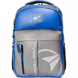   YES Рюкзак  T-32 Citypack ULTRA 2 відділення, 3 кишені, синій/сірий 558412