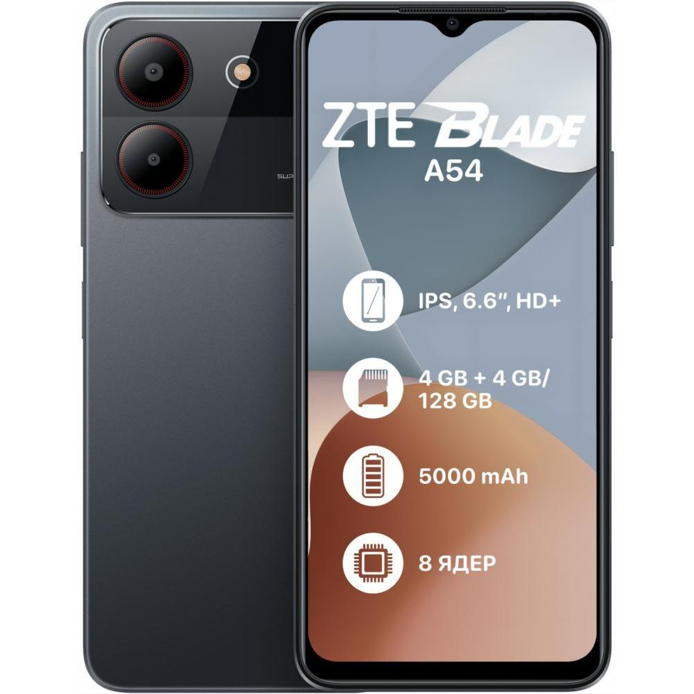 ZTE Blade A54 4/128GB Grey - зображення 1