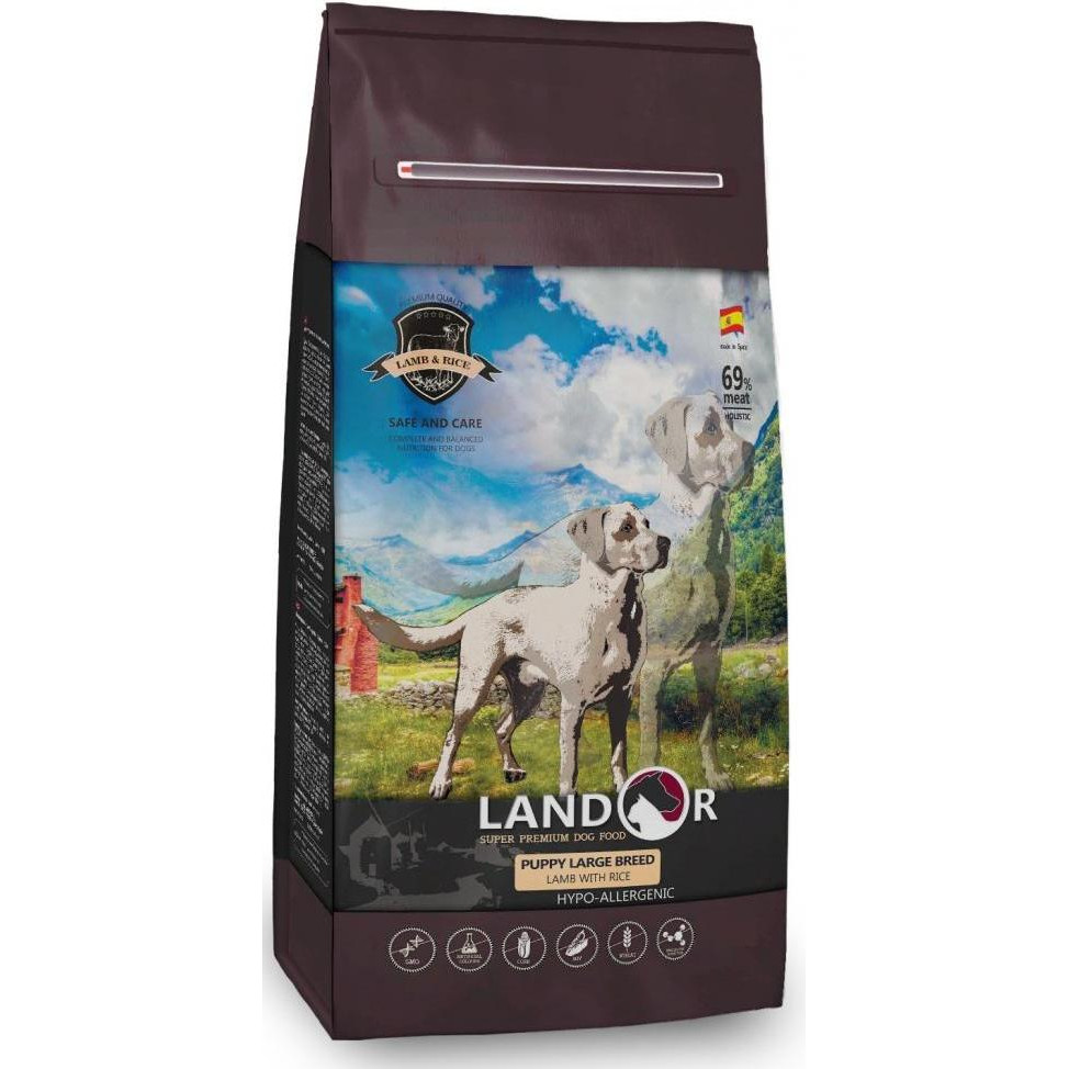 Landor Puppy Large Breed Lamb&Rice 15 кг (8436022860001) - зображення 1