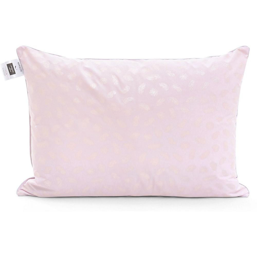 MirSon Пуховая подушка №1808 Bio-Pink 90% пух упругая 60х60 см (2200003012002) - зображення 1