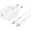 Borofone BA77A Insightful 30W White Type-C to Type-C cable - зображення 3