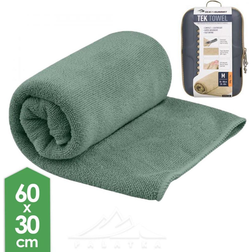 Sea to Summit Рушник Tek Towel XS Сірий (STS ACP072011-030403) - зображення 1