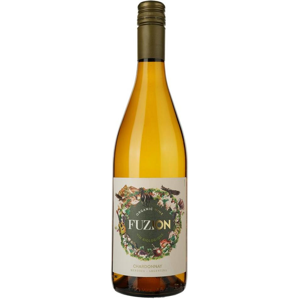 Fuzion Вино біле сухе  Chardonnay Organic, 0,75 л (7791728234305) - зображення 1