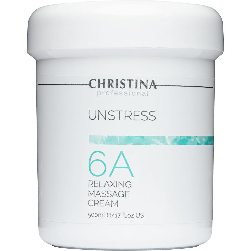 CHRISTINA Расслабляющий массажный крем  Unstress Relaxing Massage Cream 500 мл (7290100367759) - зображення 1