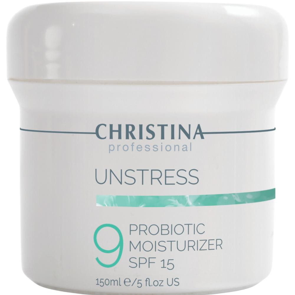 CHRISTINA Увлажняющее средство  Пробиотик Unstress ProBiotic Moisturizer SPF 15 150 мл (7290100366417) - зображення 1