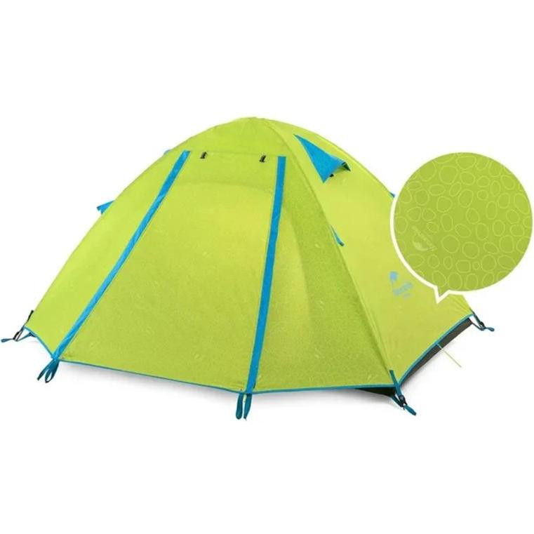 Naturehike P-Series 4P UPF 50+ Family Camping Tent NH18Z044-P, dark green - зображення 1