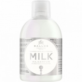 Kallos Шампунь для волос  KJMN Milk Protein Shampoo увлажняющий, с протеинами молока, 1 л (5998889511654)