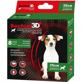 FIPROMAX Нашийник  Secfour 3D для собак, проти бліх та кліщів, 35 см (4820150207373)