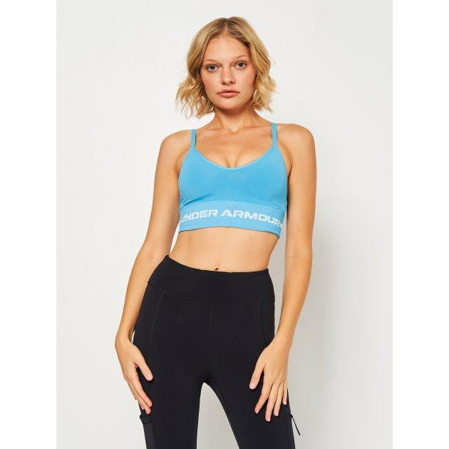 Under Armour Спортивный топ  SeamlesS Low Long Bra-blu 1357719-433 XS (196040306810) - зображення 1