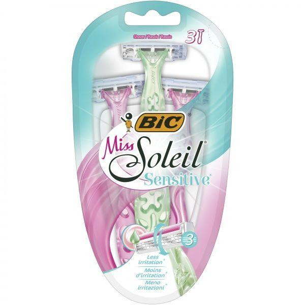 BIC Miss Soleil Sensitive Набор бритв без сменных картриджей 3 шт. (3086123519176) - зображення 1