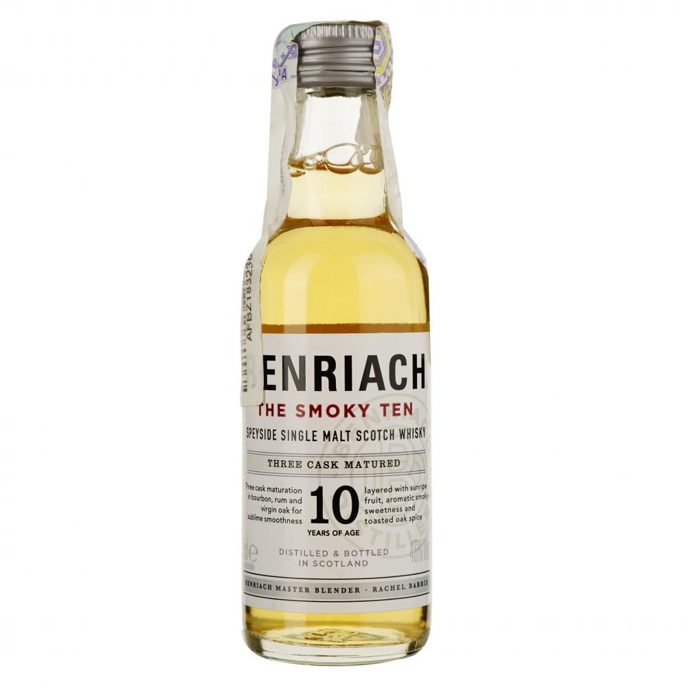 BenRiach Віскі  The Smoky 10yo 0,05 л (5060088790427) - зображення 1