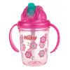 Nuby Тритановый поильник с трубочкой, 240 мл (NV0414017pink) - зображення 1