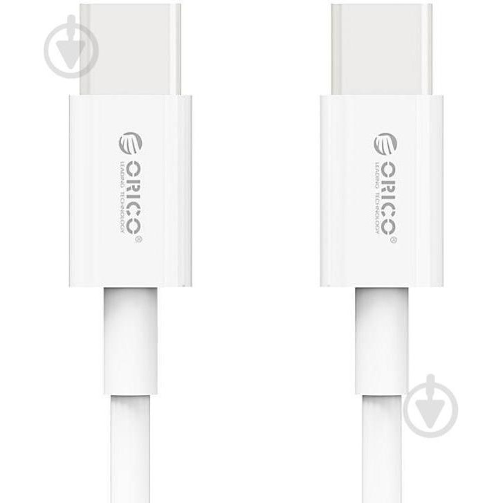 Orico USB Type-C to USB Type-C 100W 1m White (CA913381) - зображення 1