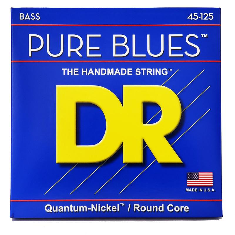 DR DR STRINGS PURE BLUES BASS - MEDIUM - 5-STRING (45-125) PB5-45 - зображення 1