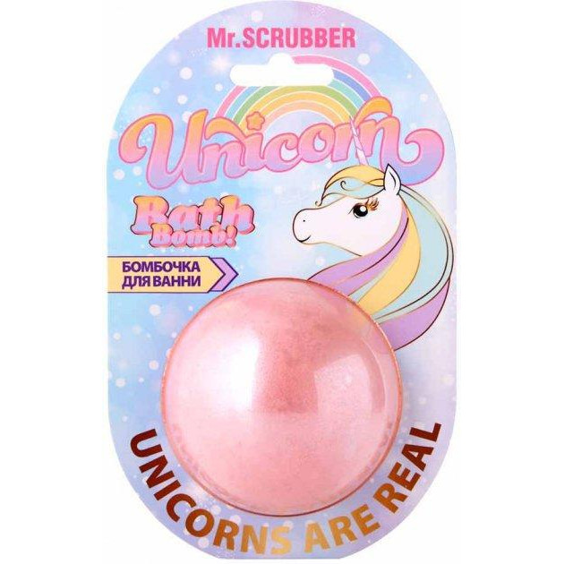 Mr. Scrubber Бомбочка для ванны  Unicorn 200 г (4820200332437) - зображення 1