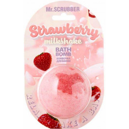 Mr. Scrubber Бомбочка для ванны  Strawberry Milkshake 200 г (4820200332406)