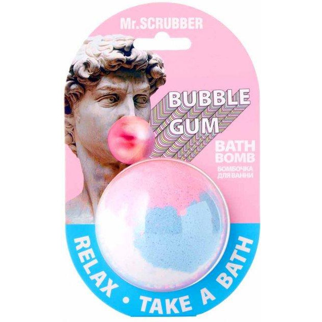 Mr. Scrubber Бомбочка для ванны  Bubble Gum 200 г (4820200332253) - зображення 1