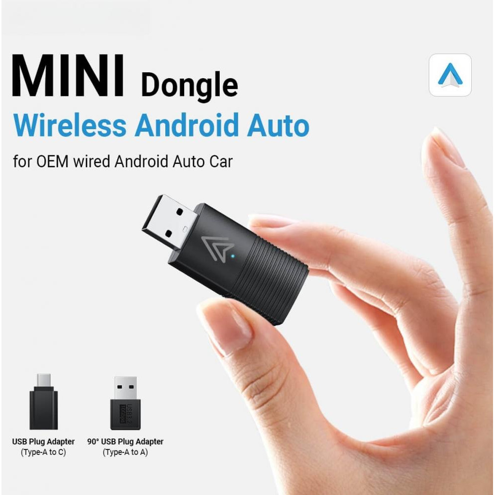 Ottocast Mini Wireless CarPlay Adapter для Android Auto (CP86-AA) - зображення 1
