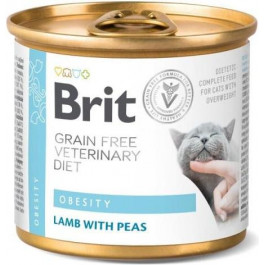 Brit Veterinary Diet Cat Obesity 200 г (8595602549849)
