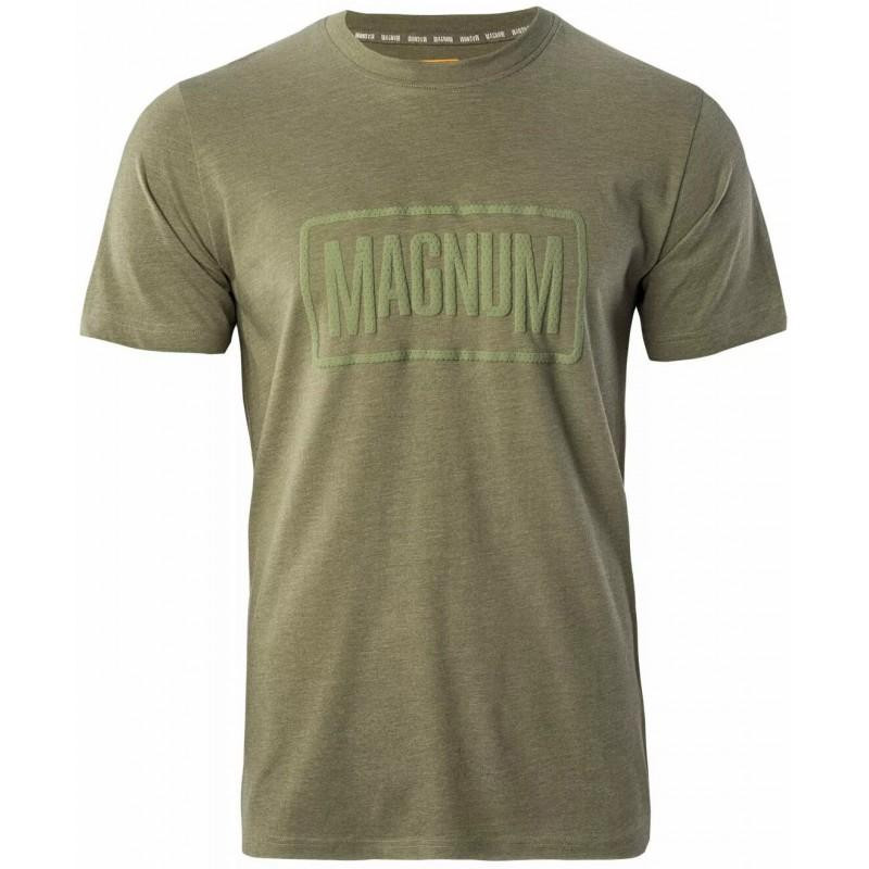 Magnum Футболка  essential t-shirt 2.0 (MAGNUM ESSENTIAL T-SHIRT 2-OLI) XXXL Хакі меланж - зображення 1
