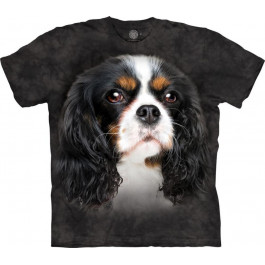   The Mountain Футболка бавовняна чорна з принтом Cute Cavalier Spaniel  10C219930699 XL чорний