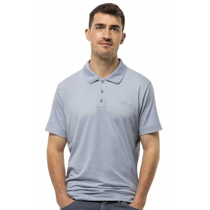 Jack Wolfskin Поло спортивне travel polo m (1809721_1409) M Блакитний - зображення 1