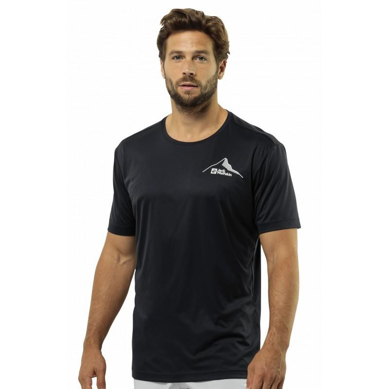 Jack Wolfskin Футболка спортивна peak graphic t m (1807184_6350) XL Темно-сірий - зображення 1