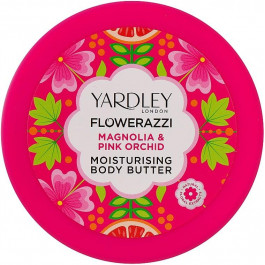   Yardley Масло для тела  Flowerazzi Magnolia & Pink Orchid Moisturising Body Butter 200 мл (5056179300644)