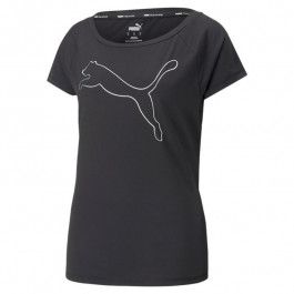   PUMA Футболка спортивна train favorite jersey cat tee (522420-01) Чорний