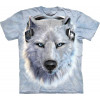 The Mountain Футболка з вовком  бавовняна сіра White Wolf DJ 103518 XL сірий - зображення 1