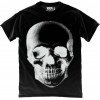 TKT Import Футболка бавовняна чорна з черепом Matrix Skull in Black  900015-black S - зображення 1