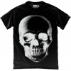 TKT Import Футболка бавовняна чорна з черепом Matrix Skull in Black  900015-black XXL - зображення 1