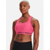 Under Armour Спортивний топ  UA Crossback Mid Bra 1361034-653 XS Рожевий (194513955206) - зображення 1