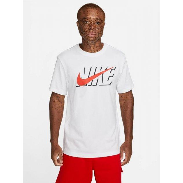 Nike Футболка  M Nsw Tee Swoosh Block DZ3276-100 S (196153699359) - зображення 1